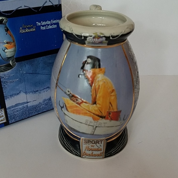 Norman Rockwell Stein SPORT Saturday Post - Picture 5 of 8
